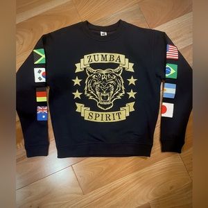 Zumba Spirit “Around the World” gently used Sweatshirt size Small